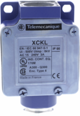 Limit switch body, Limit switches XC Standard, ZCKL, 1NC+1 NO, snap action, Cable gland include