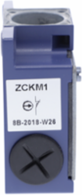 Limit switch body, Limit switches XC Standard, ZCKM, 1NC+1 NO, slow break, M20