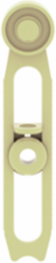 Limit switch lever, Limit switches XC Standard, ZCKY, thermoplastic plastic roller variable length, -40...70 °C