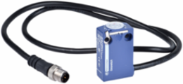 Limit switch body, Limit switches XC Standard, ZCMD, 1NC+1 NO, silver, snap action, connection, M12 0.8 m