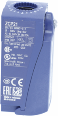 Limit switch body, Limit switches XC Standard, ZCP, compact, 2 NO, slow break