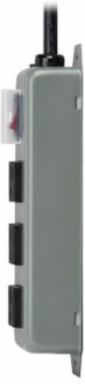 Industrial Power Strip, 6-Foot Cord, 3 NEMA 5-15R Outlets, 15A