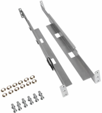 1U Adjustable Rack-Mount Shelf Kit, 14.5-23.5 Inch Support, 150 lb Capacity