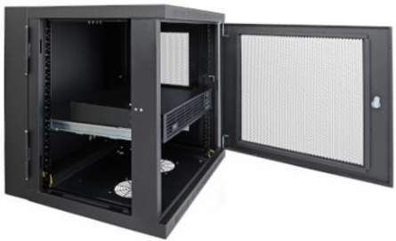 1U Adjustable Rack-Mount Shelf Kit, 14.5-23.5 Inch Support, 150 lb Capacity