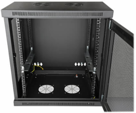 1U Adjustable Rack-Mount Shelf Kit, 14.5-23.5 Inch Support, 150 lb Capacity