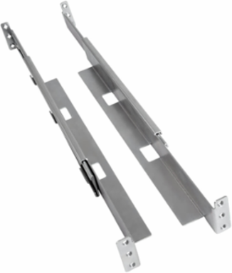 1U Adjustable Rack-Mount Shelf Kit, 14.5-23.5 Inch Support, 150 lb Capacity