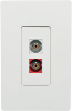 RCA Female Audio Screw Terminal Keystone Jack Kit, 18-30 AWG Compatibility