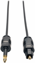 Ultra Thin Toslink to Mini Toslink Digital Optical SPDIF Audio Cable 2M (6.6 ft.)