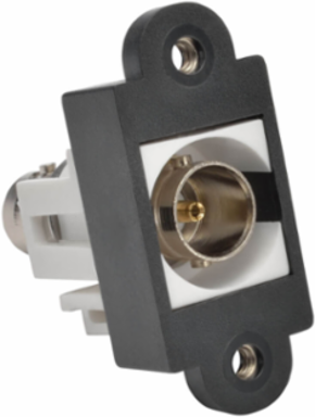 BNC Keystone Coupler (F/F), 75 Ohm, White, Lifetime Warranty