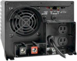 1250W Inverter/Charger, 12V DC to 120V AC, 2 NEMA Outlets, 2500W Peak