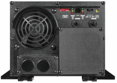 2000W Inverter/Charger, 4000W Peak Power, 12V DC to 120V AC, Auto-Transfer Switching