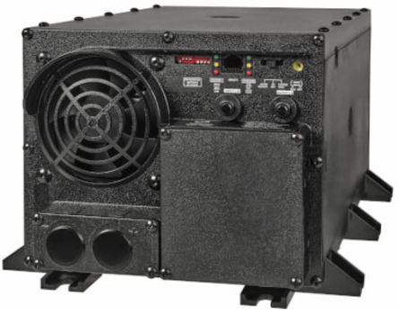 2000W Inverter/Charger, 4000W Peak Power, 12V DC to 120V AC, Auto-Transfer Switching