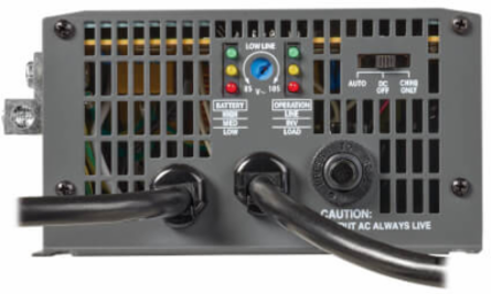700W PowerVerter 12VDC to 120VAC Inverter/Charger, 1 Outlet, 4 lb.