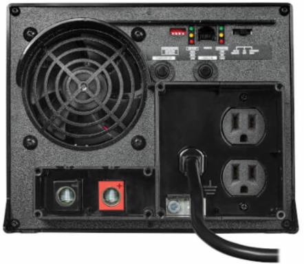 750W Inverter/Charger, 12VDC to 120VAC, 2 Outlets, 1500W Peak Power