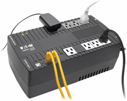 550VA 300W Line-Interactive UPS with 8 NEMA 5-15R Outlets, AVR, 120V, USB