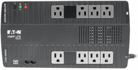 550VA 300W Line-Interactive UPS with 8 NEMA 5-15R Outlets, AVR, 120V, USB
