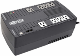 550VA 300W Line-Interactive UPS with 8 NEMA 5-15R Outlets, AVR, 120V, USB