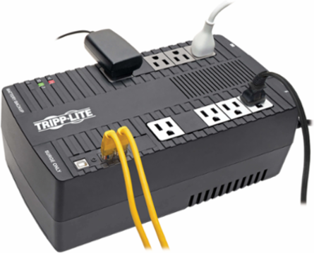700VA 350W Line-Interactive UPS with 8 NEMA 5-15R Outlets, 120V