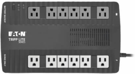 750VA 450W Line-Interactive UPS with 12 Outlets, 120V, AVR, USB