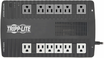 900VA 480W Line-Interactive UPS with 12 NEMA 5-15R Outlets, 120V