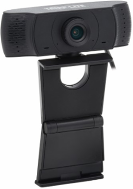 Webcam, 1080p HD, USB 2.0, Built-in Microphone, 70° Viewing Angle, Black