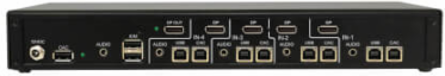 Secure KVM Switch, 4-Port, Single-Monitor, DisplayPort, 4K, NIAP PP4.0, Audio, CAC, TAA