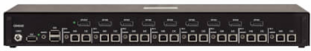 Secure KVM Switch, 8-Port, Single-Monitor, DisplayPort, 4K, NIAP PP4.0, Audio, CAC, TAA