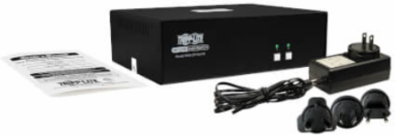 Secure KVM Switch, 2-Port, Dual-Monitor, DisplayPort, 4K, NIAP PP4.0, Audio, TAA