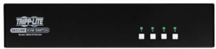 Secure KVM Switch, 4-Port, Dual Head, DisplayPort, 4K, NIAP PP4.0, Audio, TAA