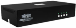 Secure KVM Switch, 4-Port, Dual Head, DisplayPort, 4K, NIAP PP4.0, Audio, TAA