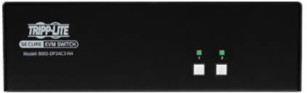 Secure KVM Switch, 2-Port, Dual Head, DisplayPort, 4K, NIAP PP4.0, Audio, CAC, TAA