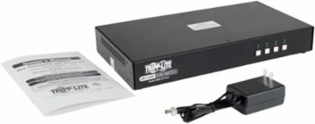 4-Port NIAP PP3.0 Certified Secure KVM Switch, DVI-I, Supports 2560 x 1600
