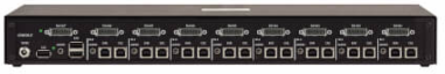 Secure KVM Switch, 8-Port, Single Head, DVI-I, NIAP PP4.0, Audio, CAC, TAA