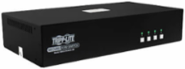 Secure KVM Switch, 4-Port, Dual Head, DVI-I, NIAP PP4.0, Audio, CAC, TAA