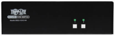Secure KVM Switch, 2-Port, Dual Head, HDMI, 4K 60Hz, NIAP PP4.0, Audio, TAA