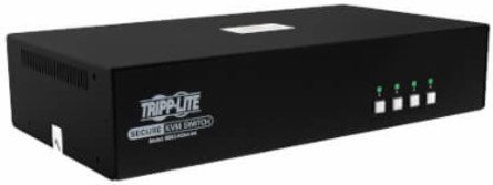 Secure KVM Switch, 4-Port, Dual Head, HDMI, 4K 60Hz, NIAP PP4.0, Audio, TAA