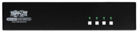 Secure KVM Switch, 4-Port, Dual Head, HDMI, 4K 60Hz, NIAP PP4.0, Audio, CAC, TAA