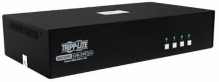 Secure KVM Switch, 4-Port, Dual Head, HDMI, 4K 60Hz, NIAP PP4.0, Audio, CAC, TAA