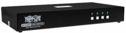 Secure KVM Switch, 4-Port, Single Head, DP to HDMI, 4K 60Hz, NIAP PP4.0, Audio, CAC, TAA