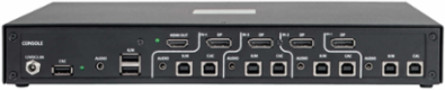 Secure 4-Port KVM Switch HDMI to DisplayPort, 4K, NIAP PP3.0 Certified