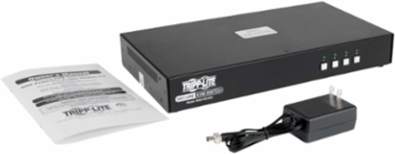 Secure 4-Port KVM Switch HDMI to DisplayPort, 4K, NIAP PP3.0 Certified