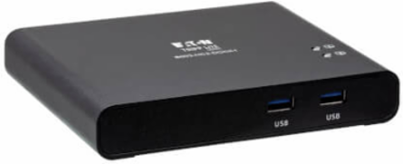 KVM Dock, 2-Port, USB-C, 4K HDMI, USB 3.2 Gen 1, 85W PD Charging, Black, TAA