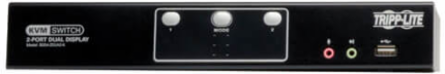 2-Port Dual Monitor DVI KVM Switch with Audio, 2560 x 1600, USB Hub