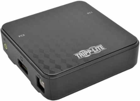 2-Port DisplayPort KVM Switch 3840 x 2160 @ 60 Hz, USB Sharing, Audio