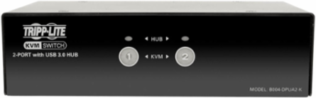2-Port DisplayPort KVM Switch with USB 3.0 Hub & 2560x1600 Resolution
