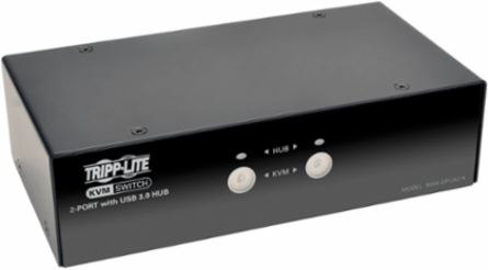 2-Port DisplayPort KVM Switch with USB 3.0 Hub & 2560x1600 Resolution