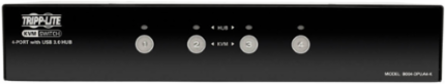 4-Port DisplayPort KVM Switch with Audio, USB 3.0 Hub, Supports 2560 x 1600