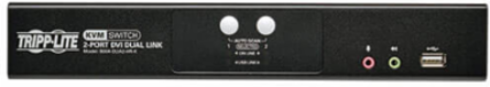 2-Port DVI Dual-Link USB KVM Switch with Audio, 2560x1600 Resolution