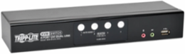 4-Port DVI Dual-Link USB KVM Switch with Audio, 6 ft Cables, 2560x1600 Resolution