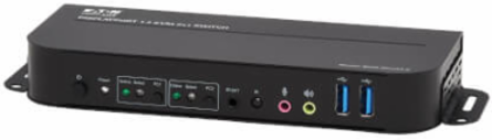 KVM Switch, 2-Port, DisplayPort/HDMI, USB 3.0, 4K 60 Hz, HDR, DP 1.4, HDCP 2.2